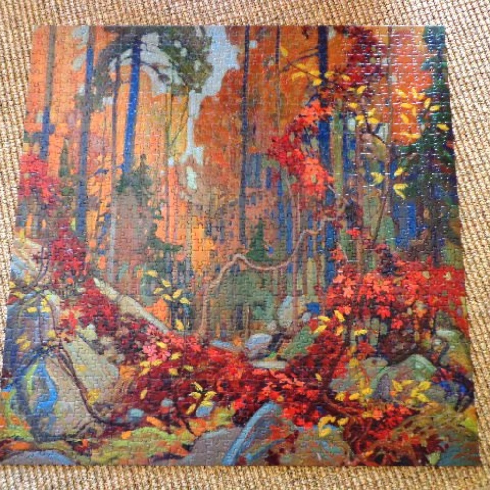 Puzzle Picture Assembled Sealed Autumn's Garland
